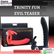 VIBRADOR DOBLE PENETRACION TRINITY FUN EVIL TEASER.